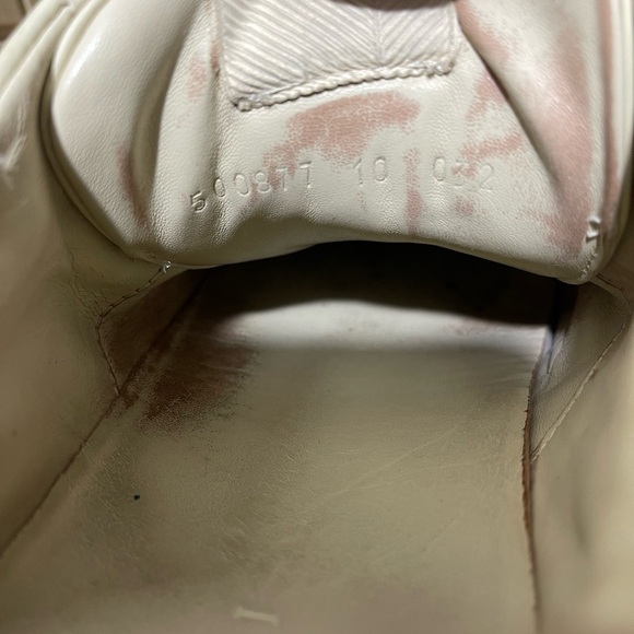 GUCCI Gucci logo leather sneakers Sneakers size 10